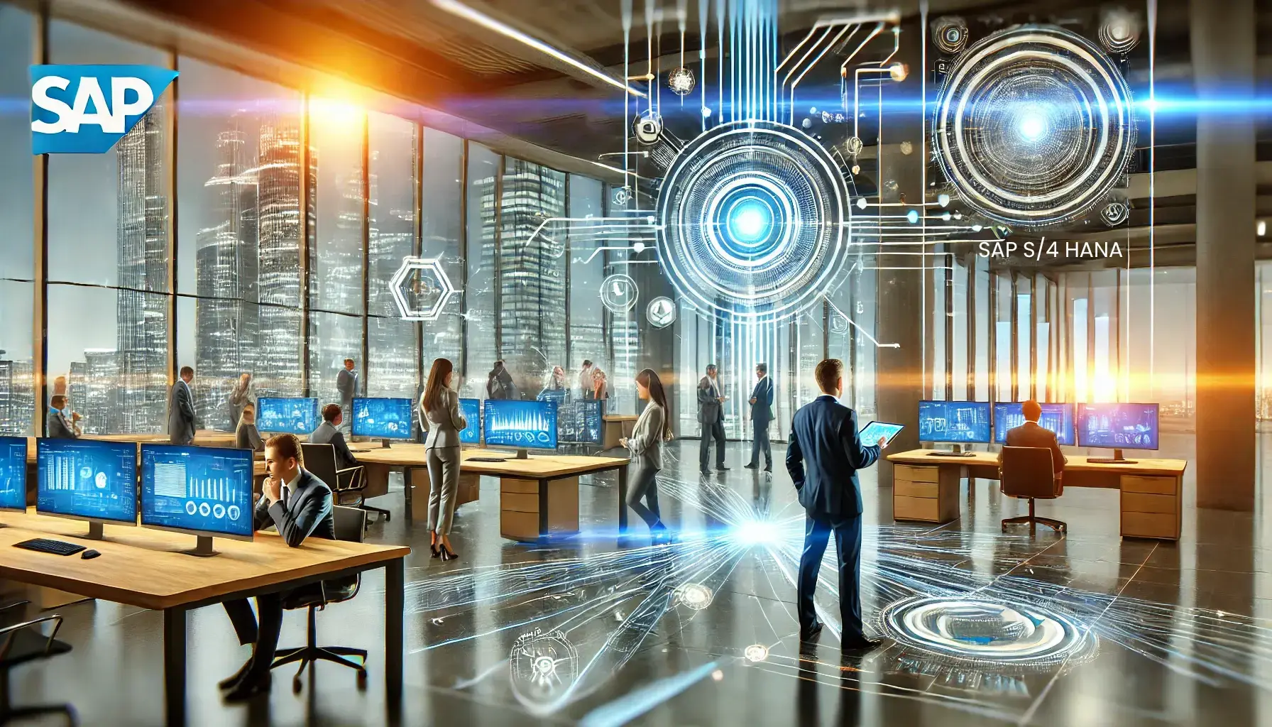 Optimize workflows with SAP S/4HANA – Future-ready business solutions by Softwin Technologies.